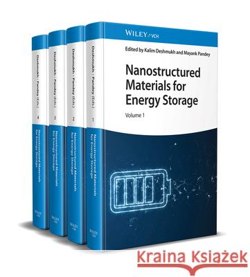 Nanostructured Materials for Energy Storage K Deshmukh 9783527350674 Wiley-VCH Verlag GmbH