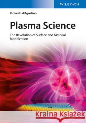 Plasma Science d′Agostino, Riccardo 9783527413270