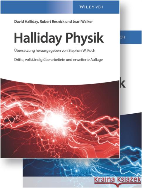 Halliday Physik deLuxe, 2 Bde. : Lehrbuch; Arbeitsbuch mit 880 Lösungen Stephan W Koch, David Halliday, Robert Resnick 9783527413584 