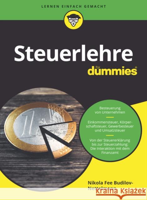 Steuerlehre f&uuml;r Dummies Nikola Fee Budilov–Nettelmann 9783527713301 