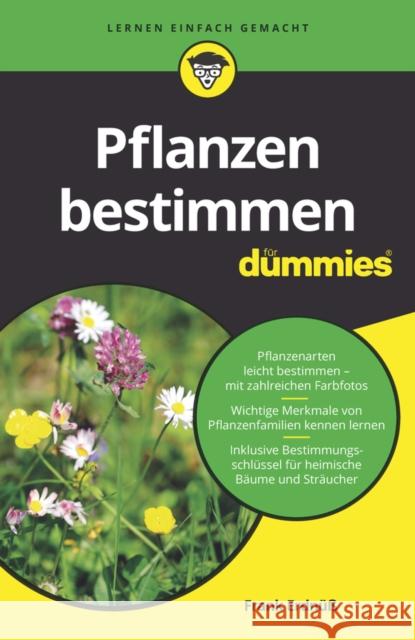 Pflanzen bestimmen fur Dummies Frank Erdnüβ 9783527714285 