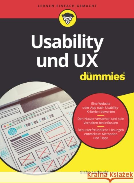 Usability und UX für Dummies Elske Ludewig 9783527716333 