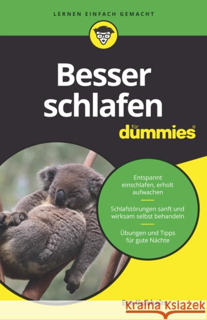 Besser schlafen fur Dummies Eva Kalbheim 9783527716593 Wiley-VCH Verlag GmbH