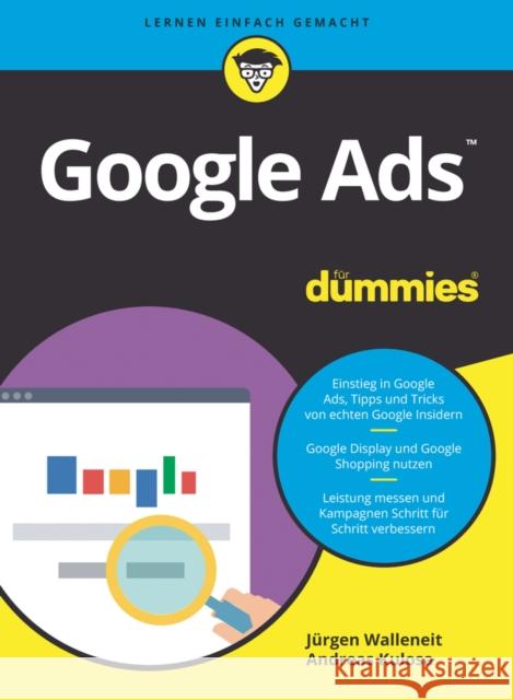 Google Ads fur Dummies Andreas Kulosa 9783527717200 Wiley-VCH Verlag GmbH