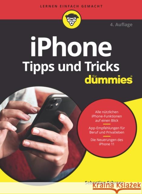 iPhone Tipps und Tricks für Dummies Sebastian Schroer   9783527717248 Wiley-VCH Verlag GmbH