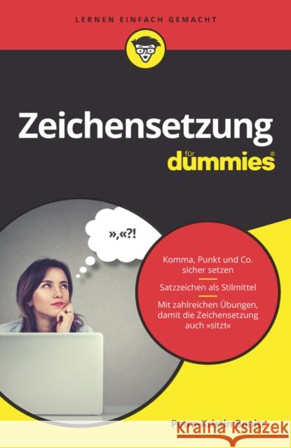 Zeichensetzung für Dummies Petra–Kristin Bonitz 9783527718658 