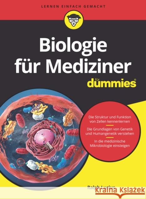 Biologie fur Mediziner fur Dummies R Lucius 9783527719129 Wiley-VCH Verlag GmbH