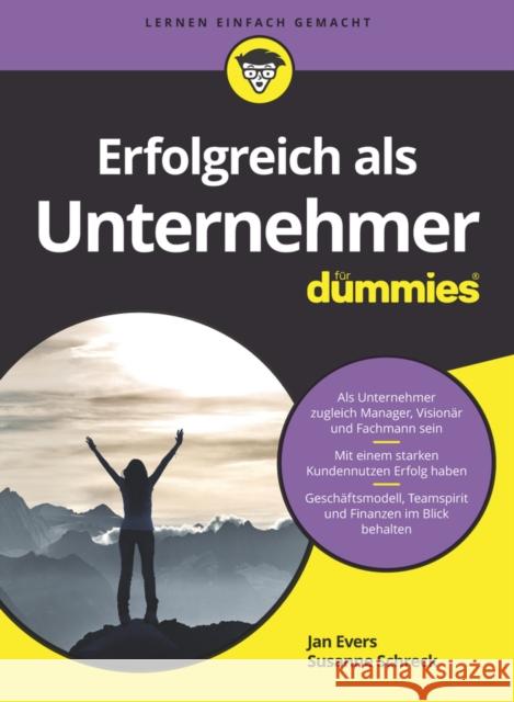 Erfolgreich als Unternehmer fur Dummies Susanne Schreck 9783527719228 Wiley-VCH Verlag GmbH