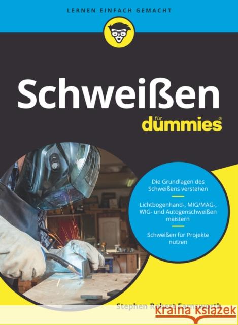 Schweißen für Dummies Steven Robert Farnsworth 9783527719600 
