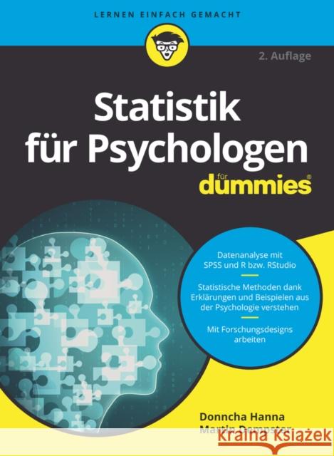 Statistik fur Psychologen fur Dummies 2e D Hanna 9783527720118 Wiley-VCH Verlag GmbH