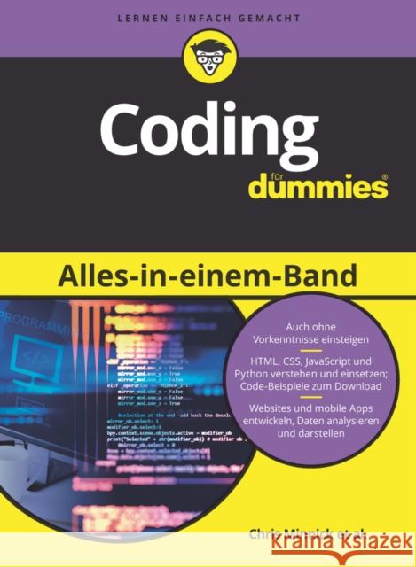 Coding Alles-in-einem-Band fur Dummies C Minnick 9783527721085 Wiley-VCH Verlag GmbH