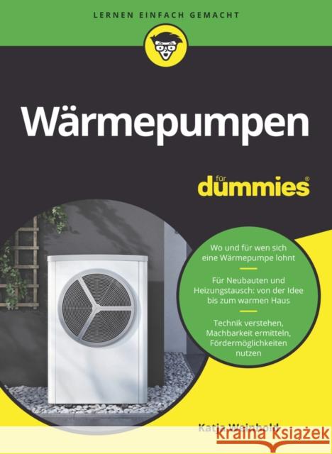 W rmepumpen f r Dummies Katja Weinhold 9783527721245