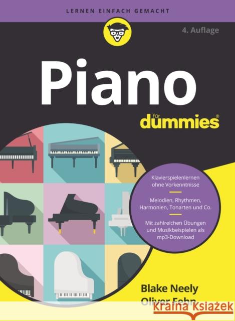 Piano fur Dummies Oliver Fehn 9783527722488 Wiley-VCH Verlag GmbH