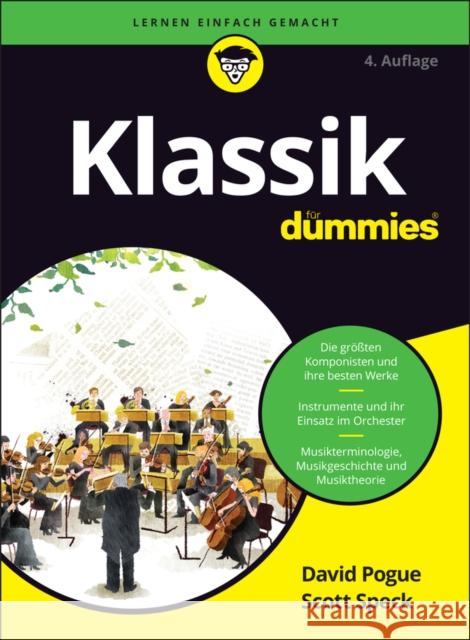 Klassik fur Dummies Scott Speck 9783527722839