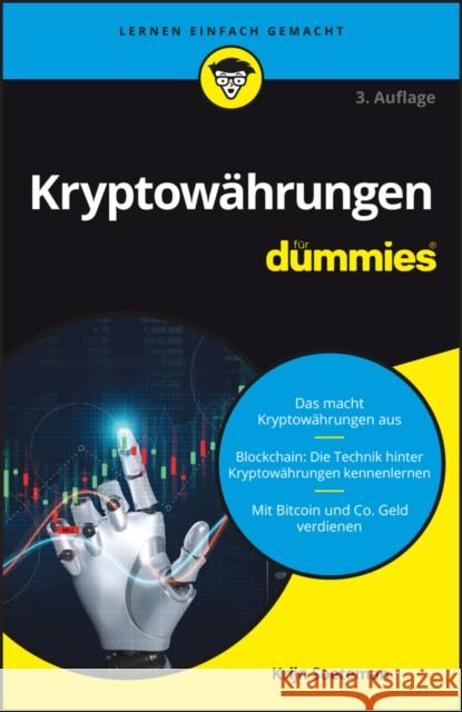 Kryptowahrungen fur Dummies Krijn Soeteman 9783527723003 Wiley-VCH Verlag GmbH