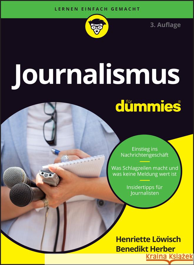 Journalismus fur Dummies Benedikt Herber 9783527723089 Wiley-VCH Verlag GmbH