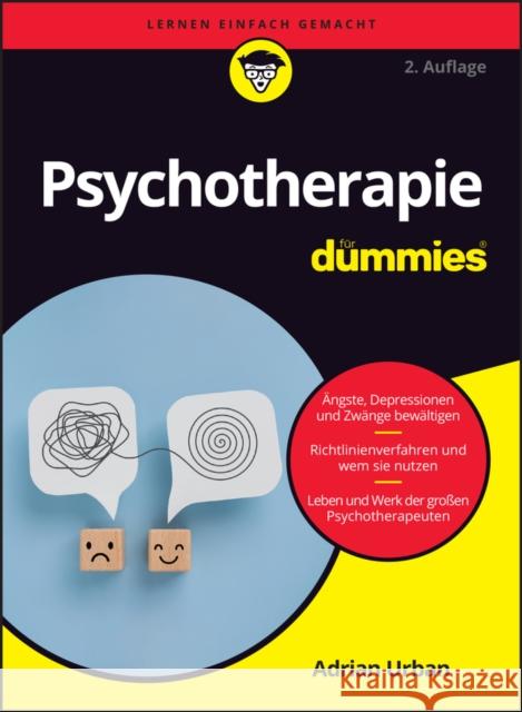 Psychotherapie fur Dummies Adrian Urban 9783527723102