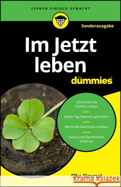 Im Jetzt leben fur Dummies, Sonderausgabe Elke Simmel 9783527723348 Wiley-VCH Verlag GmbH