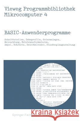 Basic-Anwenderprogramme Na Na Na Na 9783528042189 Springer