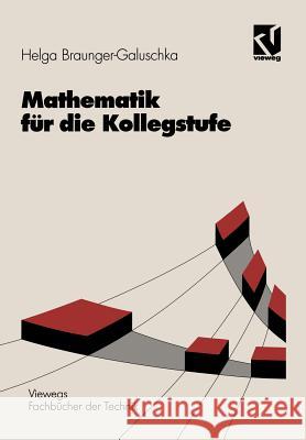 Mathematik Für Die Kollegstufe Mayer, Kurt 9783528049232 Vieweg+teubner Verlag