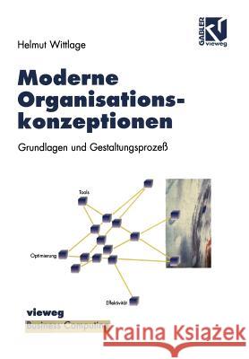 Moderne Organisationskonzeptionen: Grundlagen Und Gestaltungsprozeß Wittlage, Helmut 9783528056605 Vieweg+teubner Verlag