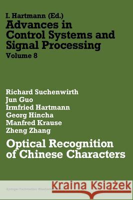 Optical Recognition of Chinese Characters Na Na Na Na 9783528063399 Springer