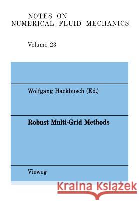 Robust Multi-Grid Methods Hackbusch, Wolfgang 9783528080976 Springer