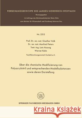 Über Die Chemische Modifizierung Von Polyacrylnitril Und Entsprechenden Modellsubstanzen Sowie Deren Darstellung Valk, Giselher 9783531022123