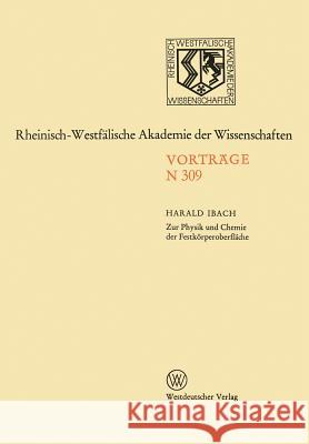 Natur-, Ingenieur- Und Wirtschaftswissenschaften: Vorträge - N 309 Ibach, Harald 9783531083094