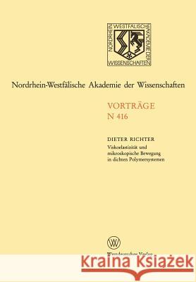 Natur-, Ingenieur- Und Wirtschaftswissenschaften: Vorträge - N 416 Richter, Dieter 9783531084169