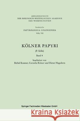 Kölner Papyri Köln, P. 9783531099156 Vs Verlag Fur Sozialwissenschaften
