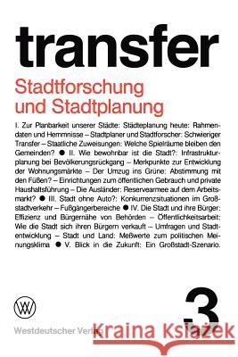 Stadtforschung Und Stadtplanung Böhret, Carl 9783531113630 Vs Verlag F R Sozialwissenschaften