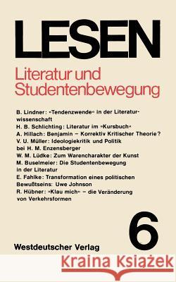 Literatur Und Studentenbewegung: Eine Zwischenbilanz Martin, W. 9783531114095 Vs Verlag Fur Sozialwissenschaften