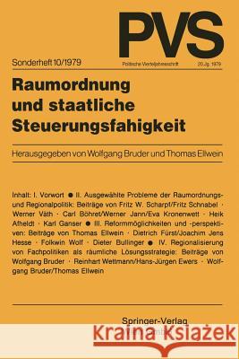 Raumordnung Und Staatliche Steuerungsfähigkeit Bruder, Wolfgang 9783531115108 Vs Verlag Fur Sozialwissenschaften