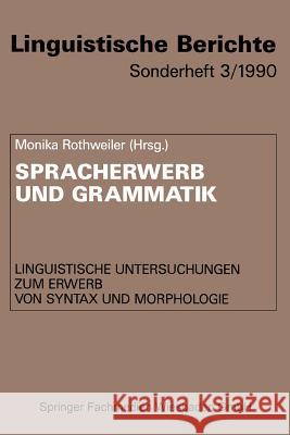 Spracherwerb Und Grammatik Na Na Na Na 9783531122373 Springer