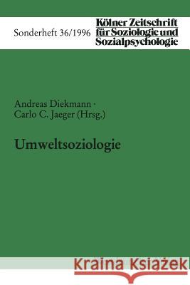 Umweltsoziologie Andreas Diekmann Carlo Jaeger 9783531126883