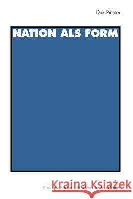 Nation ALS Form Dirk Richter Dirk Richter 9783531127972