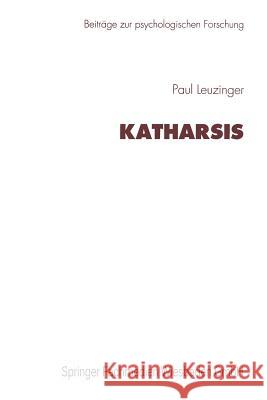 Katharsis Paul Leuzinger 9783531129006 Vs Verlag Fur Sozialwissenschaften