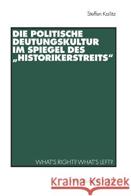 Die Politische Deutungskultur Im Spiegel Des 