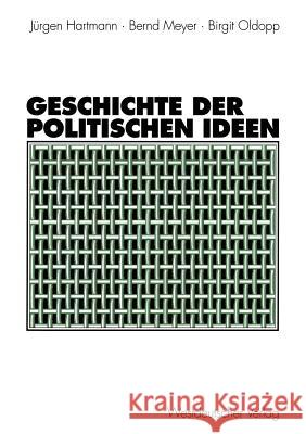 Geschichte Der Politischen Ideen Hartmann, Jürgen 9783531138091 Vs Verlag F R Sozialwissenschaften