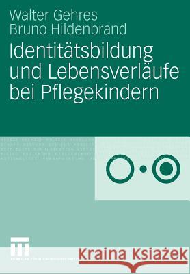 Identitätsbildung Und Lebensverläufe Bei Pflegekindern Gehres, Walter 9783531154008 VS Verlag