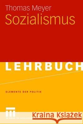 Sozialismus Meyer, Thomas   9783531154459 VS Verlag