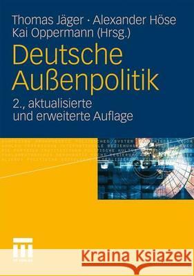 Deutsche Außenpolitik Jäger, Thomas 9783531178936 Vs Verlag Fur Sozialwissenschaften