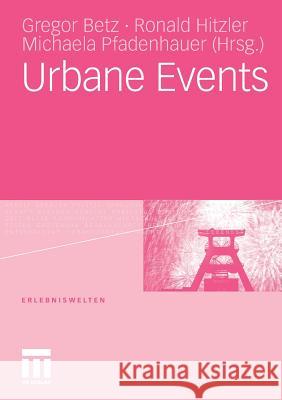 Urbane Events  9783531179537 VS Verlag