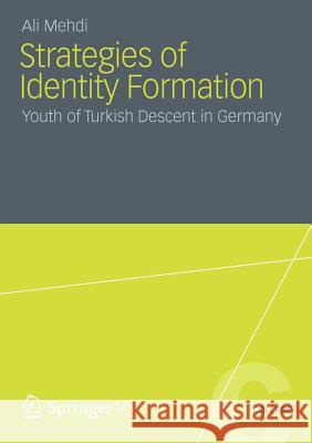 Strategies of Identity Formation: Youth of Turkish Descent in Germany Mehdi, Ali 9783531186801 Springer VS