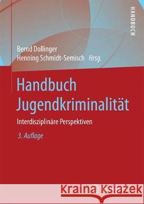 Handbuch Jugendkriminalität: Interdisziplinäre Perspektiven Dollinger, Bernd 9783531199528 Springer VS