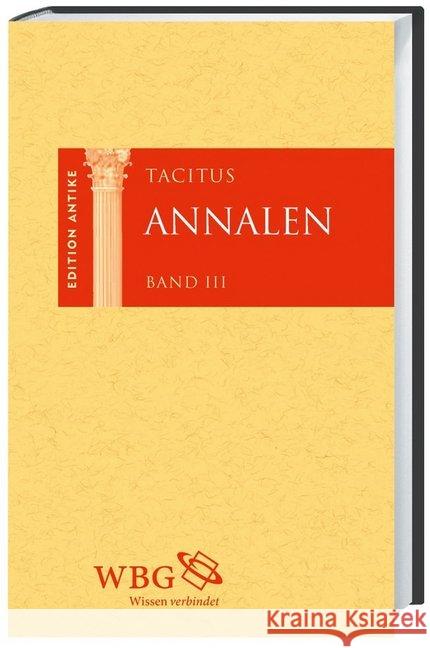 Annalen, 3 Bde. : Lateinisch-Deutsch Tacitus 9783534263684