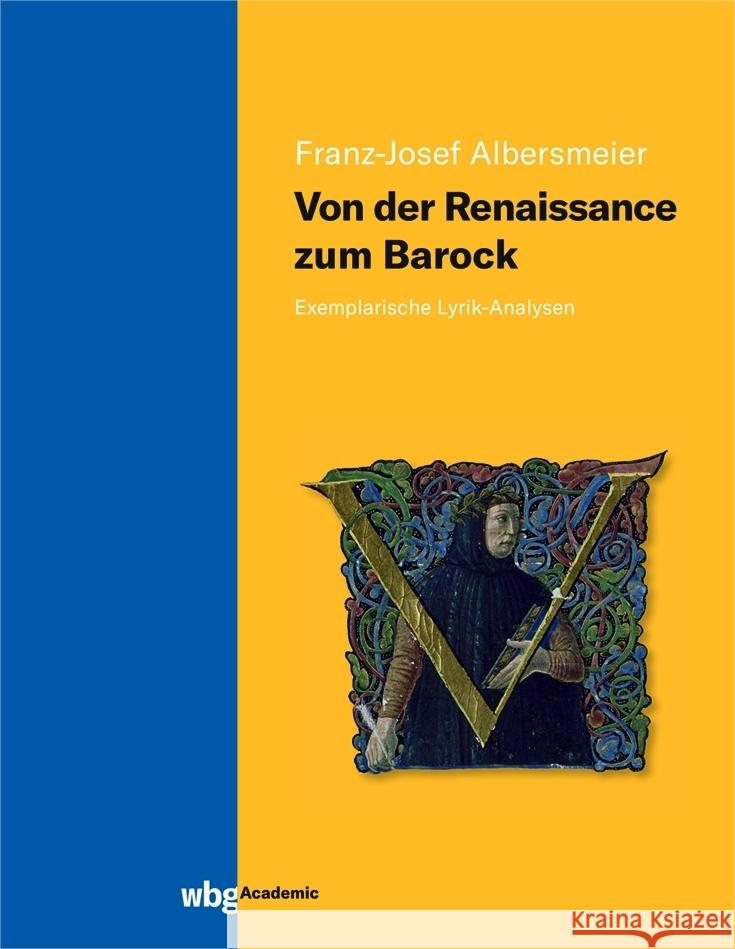 Von der Renaissance zum Barock Albersmeier, Franz-Josef 9783534405589 WBG Academic