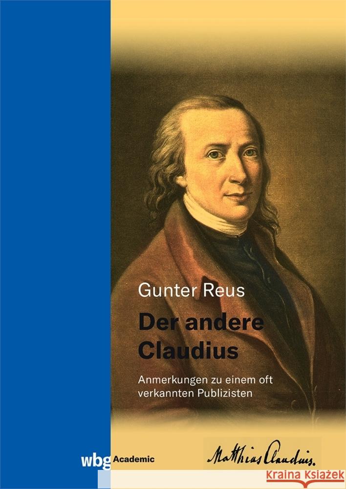 Der andere Claudius Reus, Gunter 9783534406968 WBG Academic