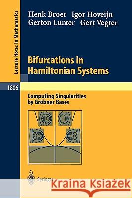 Bifurcations in Hamiltonian Systems: Computing Singularities by Gröbner Bases Broer, Henk 9783540004035